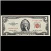 Image 2 : 1953 **Star Note** $2 Red Seal United States Note Grades Select CU