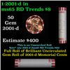Image 1 : Shotgun Lincoln 1c roll, 2001-d 50 pcs Bank Wrapper.