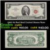 1963 $2 Red Seal United States Note Grades Gem CU