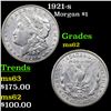Image 1 : 1921-s Morgan Dollar $1 Grades Select Unc
