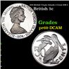 Proof 1974 British Virgin Islands 5 Cents KM-2 Grades GEM++ Proof Deep Cameo