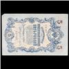 Image 3 : 1912-1917 imperial Russia 5 Ruble Note P# 10b Grades Choice AU/BU Slider