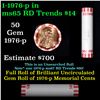 Image 1 : Shotgun Lincoln 1c roll, 1976-p 50 pcs Bank Wrapper.