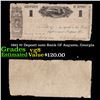Image 1 : 1861 $1 Deposit note Bank Of Augusta, Georgia Grades vg, very good
