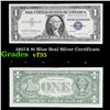 1957A $1 Blue Seal Silver Certificate Grades vf++