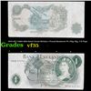 1970-1977 (1960-1964 Issue) Great Britain 1 Pound Banknote P# 374g, Sig. J B Page Grades vf++