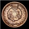 Image 3 : 1869 Indian Cent 1c Grades g+