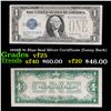 1928B $1 Blue Seal Silver Certificate (funny Back) Grades vf+