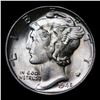Image 2 : 1945-p Mercury Dime 10c Grades GEM++ Unc