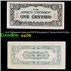 1942 Philippines (Japanese WWII Occupation) 1 Centavo Note P# 102a Grades Choice AU/BU Slider