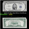 1953A $5 Blue Seal Silver Certificate Grades vf++