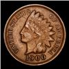 Image 2 : 1900 Indian Cent 1c Grades xf