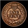 Image 3 : 1900 Indian Cent 1c Grades xf