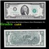 1976 $2 Green Seal Federal Reserve Note (Philadelphia, PA) Grades Choice CU