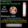 Image 1 : Shotgun Lincoln 1c roll, 2001-d 50 pcs Bank Wrapper.