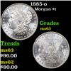 Image 1 : 1885-o Morgan Dollar $1 Grades Select Unc
