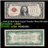 1928 $1 Red Seal Legal Tender Note FR-1500 Grades vf, very fine