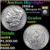 Image 1 : 1888-s Morgan Dollar $1 Graded Select+ Unc BY USCG