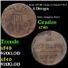 Russia 1797 EM 1 Denga (1/2 Kopek) C# 93.2 Grades xf