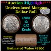 ***Auction Highlight*** 1885 & CC Uncirculated Morgan Dollar Shotgun Roll (fc)