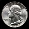 Image 2 : 1950-p Washington Quarter 25c Grades Choice+ Unc