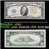 1934A $10 Silver Certificate North Africa  WWII Emergency Currency Grades vf+
