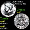 1967 sms Kennedy Half Dollar 50c Grades sp67