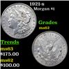 Image 1 : 1921-s Morgan Dollar $1 Grades Select Unc
