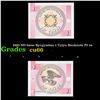1993 ND Issue Kyrgyzstan 1 Tyiyn Banknote P# 1a Grades Gem+ CU