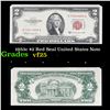 1953c $2 Red Seal United States Note Grades vf+