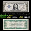 1928A $1 Blue Seal Silver Certificate "funnyback" Grades vf++