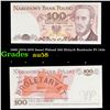 1986 (1974-1976 Issue) Poland 100 Zlotych Banknote P# 143e Grades Choice AU/BU Slider