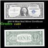 1957 $1 Blue Seal Silver Certificate Grades Select CU