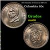 1965 Colombia 20 Centavos KM# 224 Grades GEM+ Unc