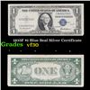 1935F $1 Blue Seal Silver Certificate Grades vf++