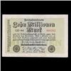 Image 2 : 1923 Fifth Issue Germany (Weimar Republic) 10 Million Mark WWI Hyperinflation Note P#106a, Watermark