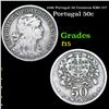 1946 Portugal 50 Centavos KM# 577 Grades f+