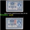 1919 Austia 1,000 Kronen Note P# 59 Grades Choice AU/BU Slider