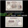 1941 Serbia 100 Dinara Provisional WWII Issue Note - Overprint on Yugoslavia P#27 P# 23 Grades Gem+ 