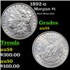 1892-o Morgan Dollar $1 Grades Choice AU