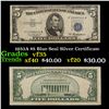 1953A $5 Blue Seal Silver Certificate Grades vf++