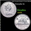 1985 Canada Nickel 5 Cents KM-60 Grades Choice AU