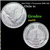 1963 Chile 1 Centesimo KM# 189 Grades Select AU