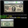Image 1 : 1917 $1 Large Size Legal Tender Note Fr-36, Sig. Teehee & Burke Graded vf20 By PMG