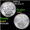 Image 1 : 1889-p Morgan Dollar $1 Grades Choice Unc