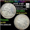Proof ***Auction Highlight*** 1836 Gobrecht Dollar $1 J-60 Graded pr40 details By SEGS (fc)