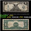 1899 "Black Eagle" Large Size $1 Silver Certificate Fr-235, Sig. Elliott & White Grades vf+