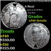 1834-CUZCO BoAr Silver Peru 8 Reales KM-142.4 Grades xf Details