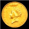 Image 2 : ***Auction Highlight*** 1854 Gold Dollar TY-II $1 Graded Select+ Unc BY USCG (fc)