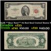 Image 1 : 1953B **Star Note** $2 Red Seal United States Note Grades vf+